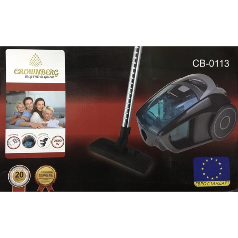 Пылесос Crownberg CB-0113 (2600 Вт)- Замовити за ціною 2279 грн.
