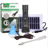 Ліхтарик ручний BL YW-037 + bulb + solar 8409