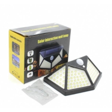 Ліхтар Навісний з датчиком руху BL BK 100 -100led + solar