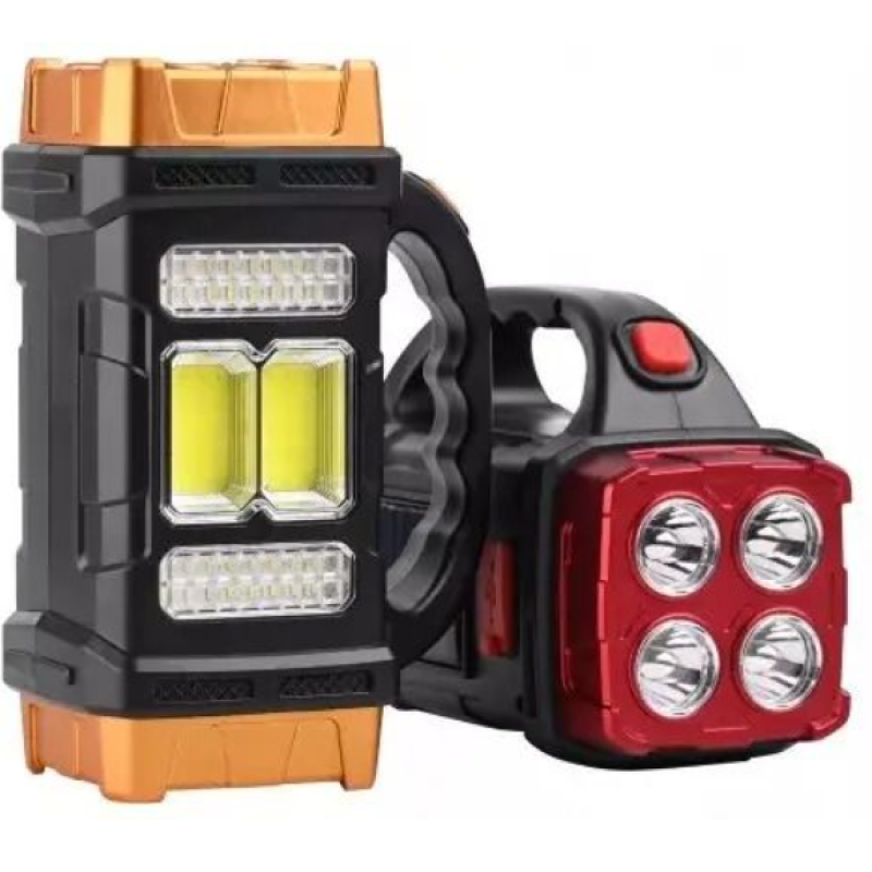 Фонарь аккумуляторный Panther PT-8267 40 LED с солнечной панелью 1500 mAh Gold- Замовити за ціною 422 грн.