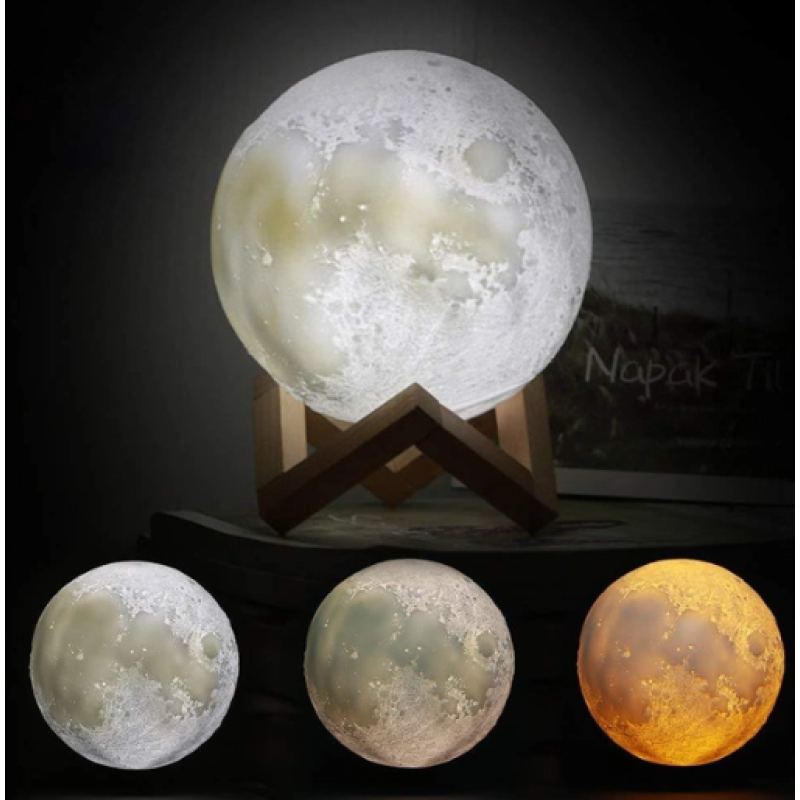 3D світильник нічник місяць Moon Light