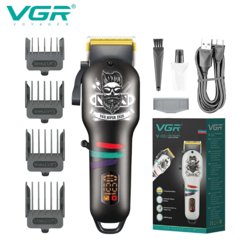 Професійний акумуляторний бездротовий триммер VGR V-971