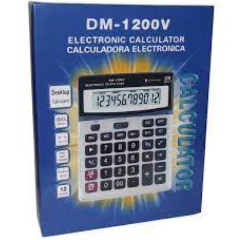 Бухгалтерський настільний калькулятор DM-1200V