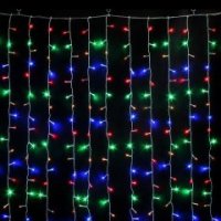 Xmas гирлянда LED (Водопад 3M*1.5M) 240-M-2 Мультицветная 7598