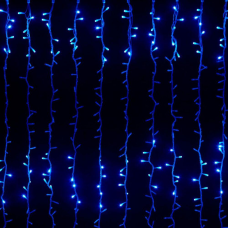 Гірлянда LED потужна Водоспад 2,0мх2,0м 240LED (синя IT-RAINS-240-W 7599
