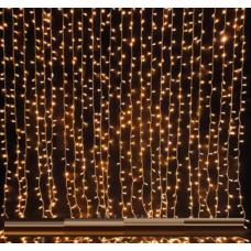 Xmas гирлянд (Водопад 3M*2M) 360LED WW-3 Теплый белый 7273