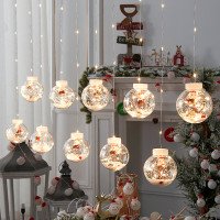 Xmas гірлянда мікс 4 види 200L M-1 Copper curtain ball lamp Мультикольорова 3M*1.5M 7257