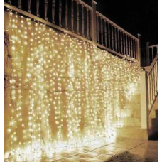 Xmas гирлянда LED (Водопад 3M*2M) 320-WW Теплый белый 3840