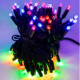 Xmas гірлянда LED 100L 3.3 Line M-2 MULTI 10 Метрів Вулична+з'єднувач Чорний провід 8108