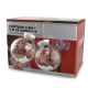 Xmas гірлянда мікс 4 види 200L WW-1 Copper curtain ball lamp WW Тіп.білий 3M*1.5M 7258