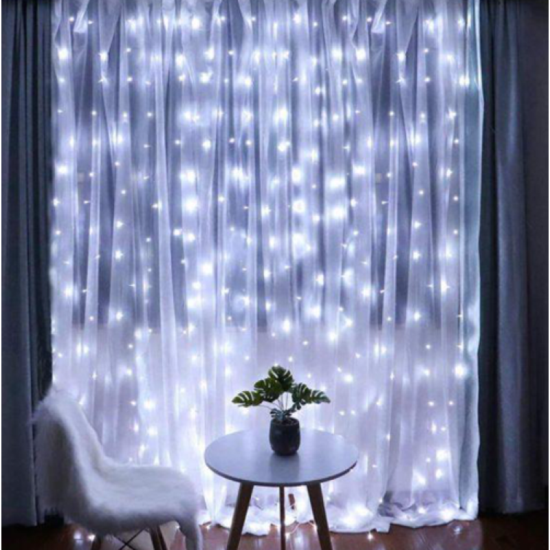 Xmas гирлянда LED (Водопад 2M*2M) 200-W-2 Белая 7593- Замовити за ціною 542 грн.