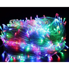 Xmas гирлянда LED 100L 3.3 Line M-1 MULTI 10 Mетров Уличная+соед.Белый провод 8109