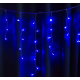 Xmas гірлянда LED 120 3.3Line Short curtain (Бурпурки/Бахрома) B-1 Синя 5М Вул.+з'єдн. Білий 3937