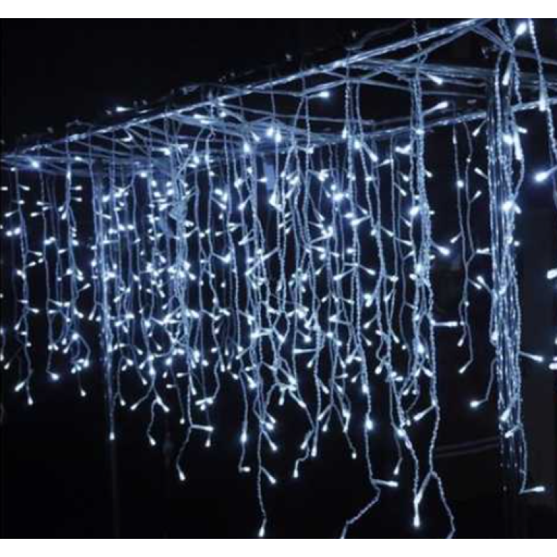 Xmas гирлянда LED 120 3.3Line Short curtain (Сосульки/Бахрома) W-1 Белая 5 Mетров Ул.+соед.Белый 3936- Замовити за ціною 1116 грн.