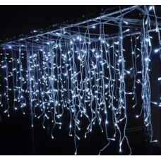 Xmas гірлянда LED 120 3.3Line Short curtain (Бурпурки/Бахрома) W-1 Біла 5 Метрів Вул.+з'єдн.Білий 3936