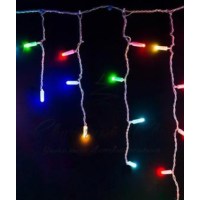 Xmas гирлянда LED 120 3.3Line Short curtain(Сосульки/Бахрома) M-1 RGB 5Mетров Ул.+соед.Белый 7234