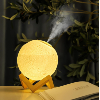 Зволожувач повітря нічник Місяць 3D Moon Lamp ультразвуковий