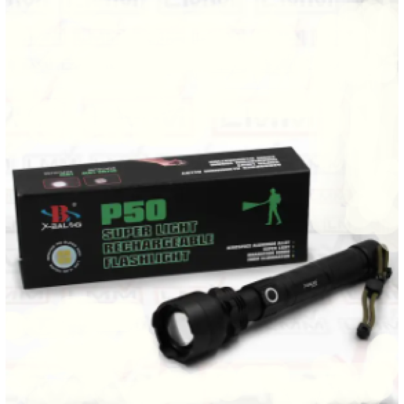 Фонарик подствольный ручной BL QP510 -P50 2*18650 battery 6983- Замовити за ціною 924 грн.