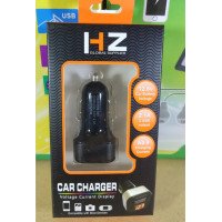 Автомобильное зарядное устройство от прикуривателя 2.1А "HZ HC-1" lcd