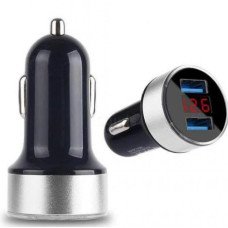 Автомобільний зарядний пристрій 2USB HZ HC-6 lcd