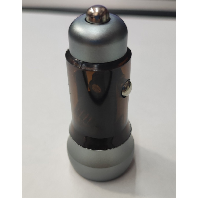 Автомобільний зарядний пристрій С-01 38W FAST CHARGE (USB-A-QC 3.0 5V-3A 9V-2A 12V-1.5A Type-C)