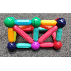 Магнітний конструктор Magnetic Sticks&Balls 26 паличок та 10 кульок