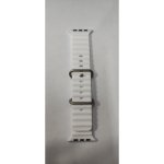 Ремешок для смарт часов силиконовый 42/44/45 mm (Белый)