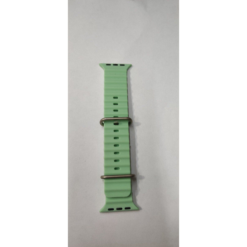 Ремінець для смарт годинник силіконовий 42/44/45 mm (М'ята)