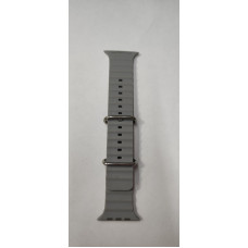 Ремінець для смарт силіконовий годинник 42/44/45 mm (Сірий)