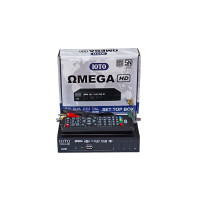 Тюнер DVB-T2 OMEGA IOTO METAL з підтримкою wi-fi адаптера (з екраном)