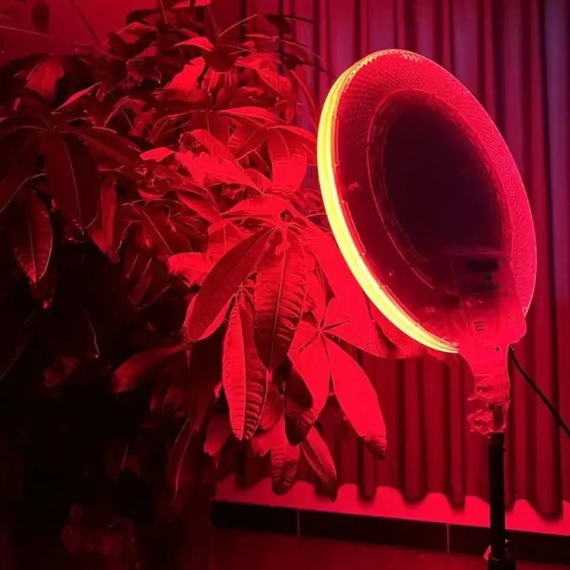 Круглая светодиодная лампа 45см цветная с пультом RGB-LED Fill Light GS-450- Замовити за ціною 1723 грн.