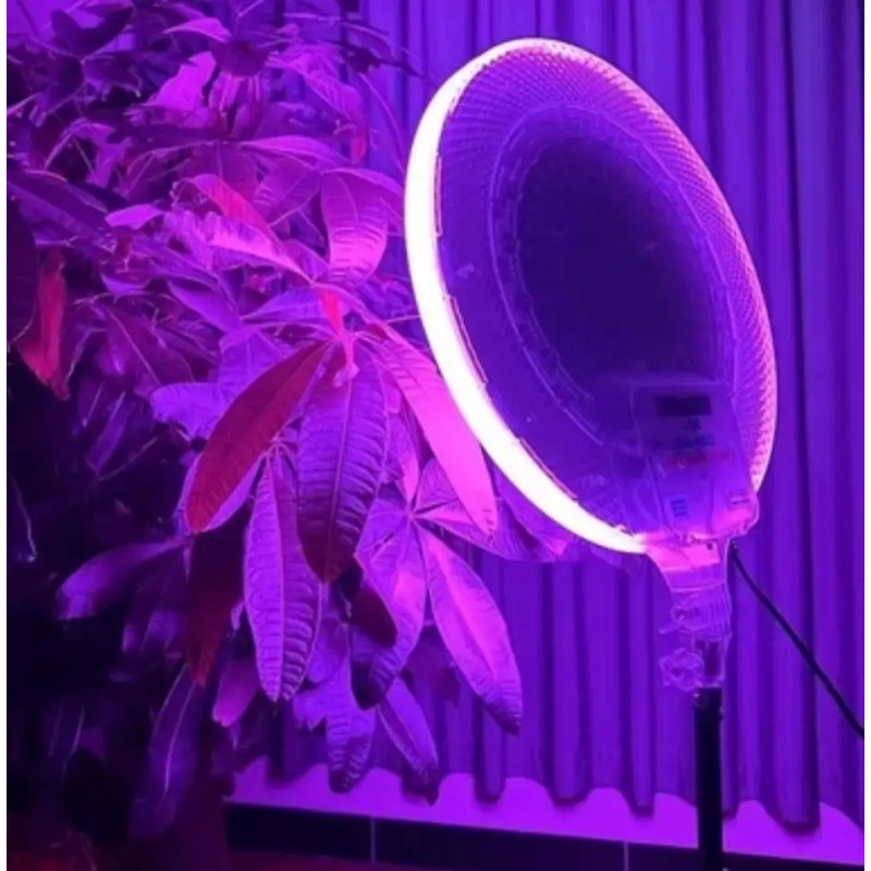 Круглая светодиодная лампа 45см цветная с пультом RGB-LED Fill Light GS-450- Замовити за ціною 1723 грн.