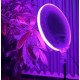Круглая светодиодная лампа 45см цветная с пультом RGB-LED Fill Light GS-450
