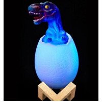 Ночник LED динозавр "Рекс" на аккумуляторе сенсорное управление с пультом USB