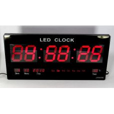 Настінний годинник Led з підсвічуванням 3615 red