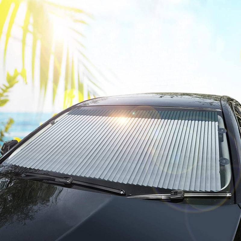 Сонцезахисна шторка на лобове скло CarGuard 155х70 см