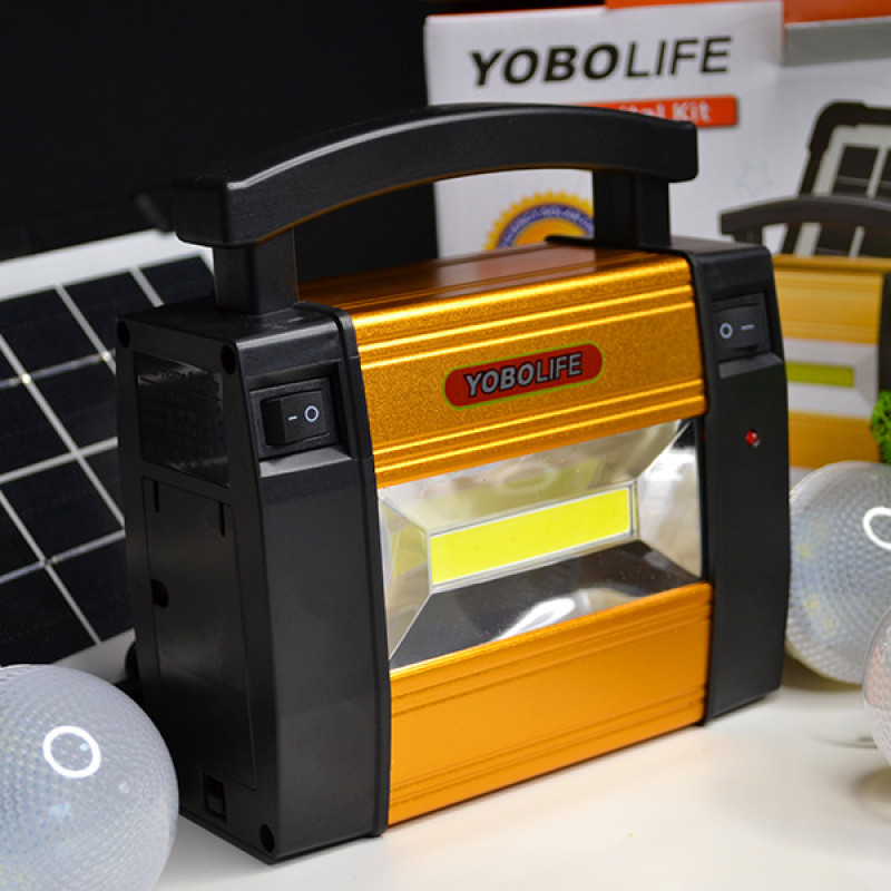Портативная солнечная автономная система YOBOLIFE Solar 367- Замовити за ціною 957 грн.
