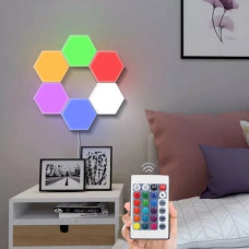 Світильник модульний LED RGB сенсорний шестигранний, 3шт