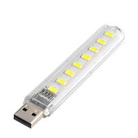 Портативний LED Міні-ліхтарик з 8 світлодіодами.