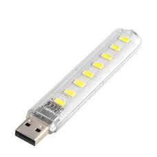 Портативний LED Міні-ліхтарик з 8 світлодіодами.