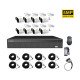 Рег+ Камери DVR KIT 945 8ch Gibrid набір на 8 камер