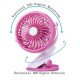 Вентилятор с аккумулятором, на прищепке, Mini Fan 2628-10