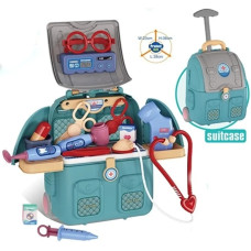 Дитячий ігровий набір доктора у валізі на колесах MEDICAL TOOLS 688-121A