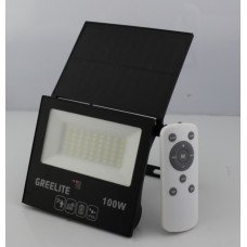 Вуличний ліхтар на стовп на сонячній панелі JX 010 100W