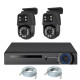 Dvr kit 2 ch с поворотными камеры 9591