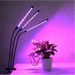 Потрійна ультрафіолетова гнучка фітолампа для рослин на прищіпці Led Plant Grow Light USB
