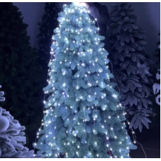 Led гірлянда "Крапля роси" Хвіст, 300led 3m, USB, з пультом, білий/холодний білий THL-24-42