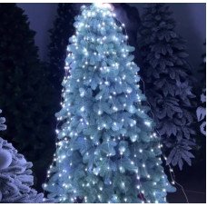 Led гірлянда "Крапля роси" Хвіст, 300led 3m, USB, з пультом, білий/холодний білий THL-24-42