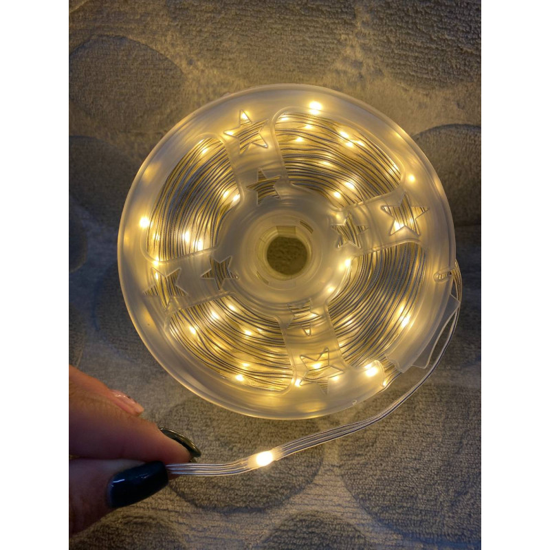 Led гирлянда уличная от сети 1000 LED 100M, теплый белый THL-24-48- Замовити за ціною 1122 грн.