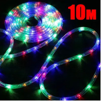 Уличная Гирлянда 10 метров Силиконовый Шланг LED RGB